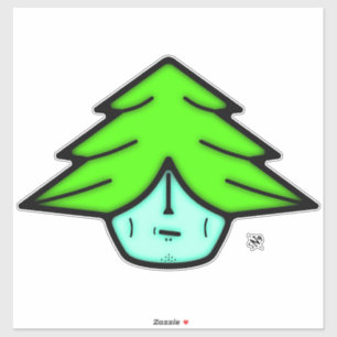 Tree Warrior Cartoon Nature Creature