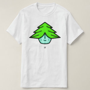 Tree Warrior Cartoon Nature Creature T-Shirt
