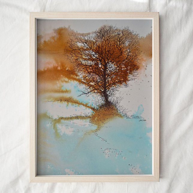 Tree Watercolor Art Print (Creator Uploaded)