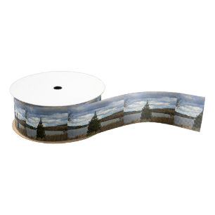 Tree Waterscape Photo Grosgrain Ribbon