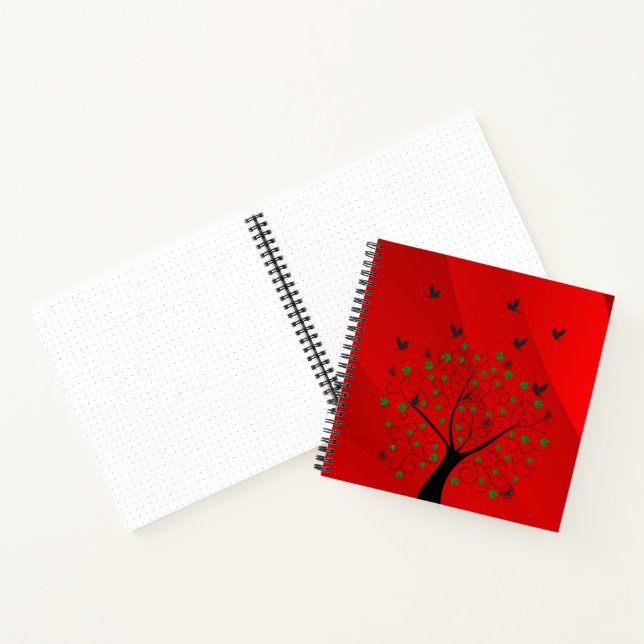 Tree with Birds  Notebook (Inside)