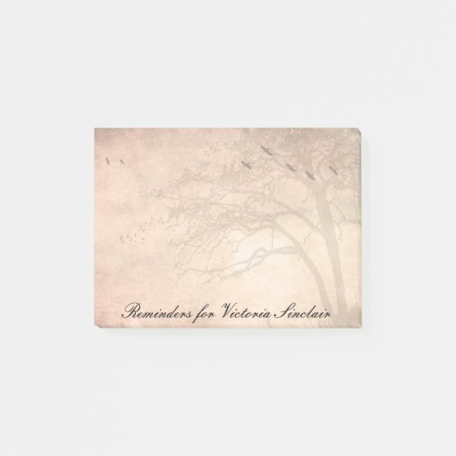 Tree with Birds Post-it Notes (Front)