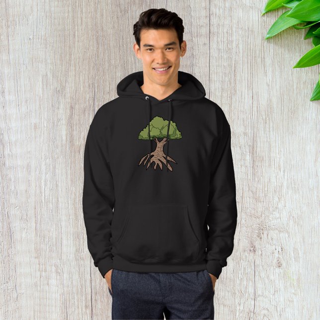 Tree With Long Roots Mens Hoodie (Creator Uploaded)