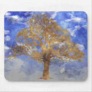 TREE WITH SKY MOUSE MAT