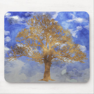 TREE WITH SKY MOUSE MAT