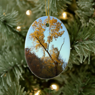 Tree with Yellow Leaves Ornament