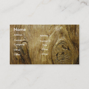 Tree Wood Profile Card