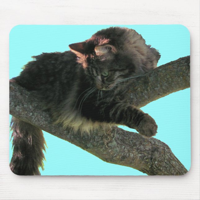 Treed Tiger Mouse Mat (Front)