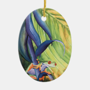Treefrog Ceramic Tree Decoration