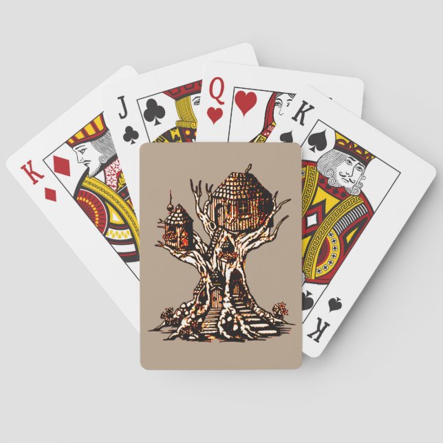 Treehouse 2 playing cards (Back)