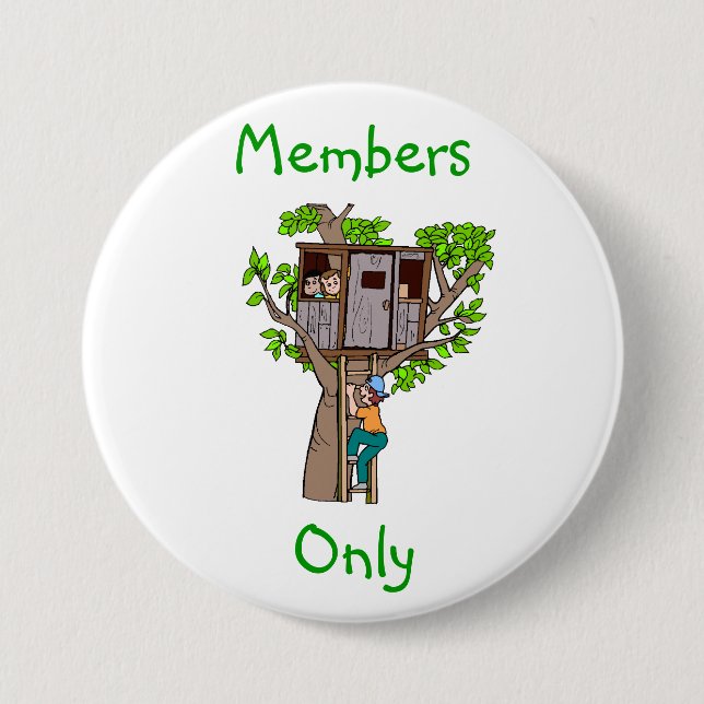 Treehouse 7.5 Cm Round Badge (Front)