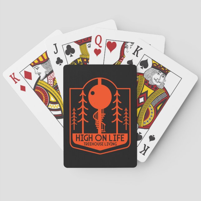 Treehouse Apparel And Accessories Playing Cards (Back)