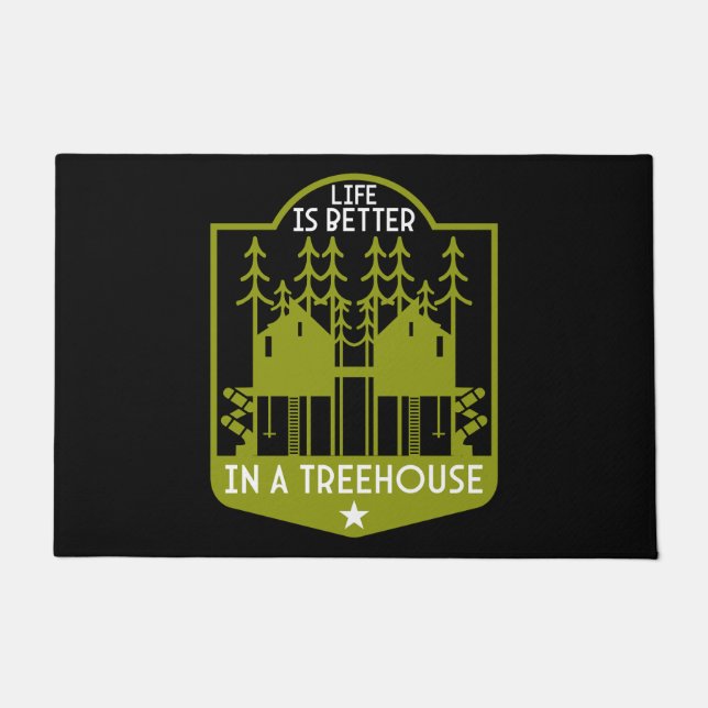 Treehouse Apparel And Decor Doormat (Front)