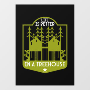 Treehouse Apparel And Decor Window Cling