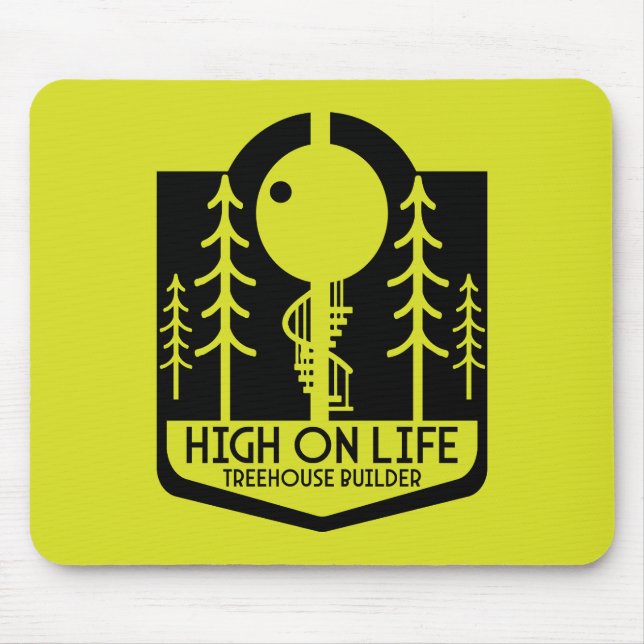 Treehouse Boy Back To School Mouse Mat (Front)