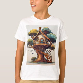 Treehouse Dreams Adventure-Inspired T-Shirt Design