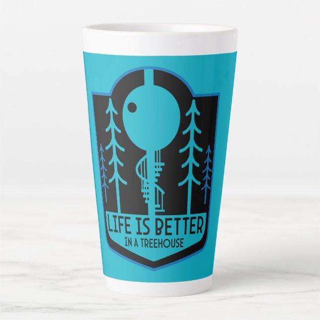 Treehouse Homes Latte Mug (Front)