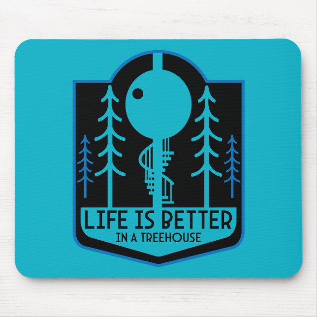 Treehouse Homes Mouse Mat (Front)