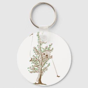 Treehouse Key Ring
