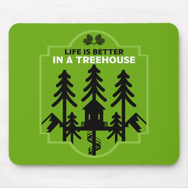 Treehouse Kids Back To School Mouse Mat (Front)