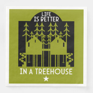 Treehouse Kids Back To School Napkin