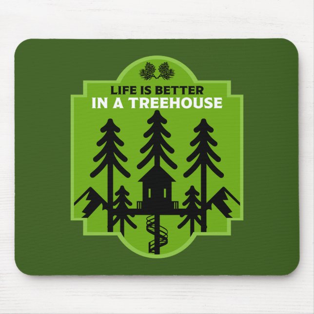 Treehouse Living Mouse Mat (Front)