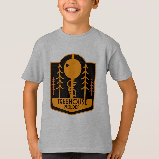 Treehouse Master Builder T-Shirt (Front)