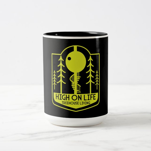 Treehouse Master Builder Two-Tone Coffee Mug (Center)