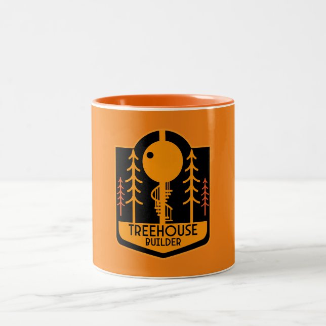 Treehouse Master Builder Two-Tone Coffee Mug (Center)