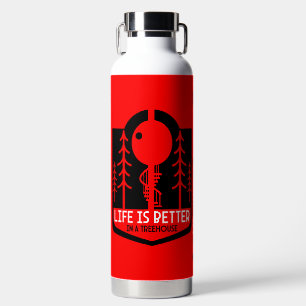 Treehouse Playhouse Back To School Water Bottle