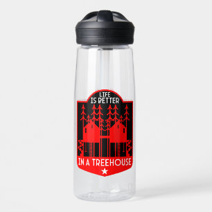 Treehouse Playhouse Gifts And Apparel Water Bottle