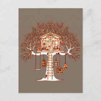Treehouse Postcard