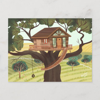 Treehouse postcard