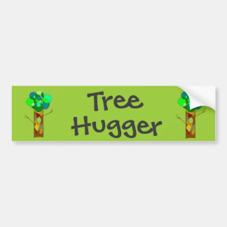 TREEHUGGER bumper sticker