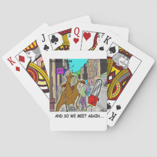 Treehugger Rick London Cartoon Funny Gifts Playing Cards