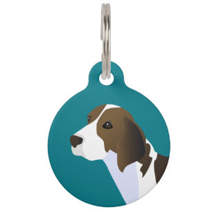 Treeing Walker Coonhound Basic Breed Customisable Pet Tag