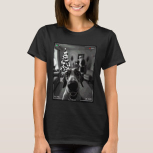 Treeing Walker Coonhound Catches Santa On Camera X T-Shirt