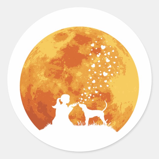 Treeing Walker Coonhound Classic Round Sticker (Front)