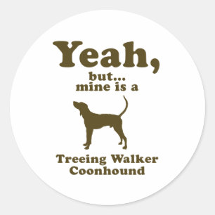 Treeing Walker Coonhound Classic Round Sticker