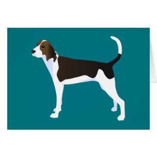 Treeing Walker Coonhound Dog Breed Card