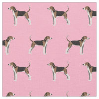 Treeing Walker Coonhound dog pink