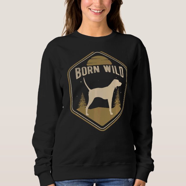 Treeing Walker Coonhound Dog Retro  5 Sweatshirt (Front)