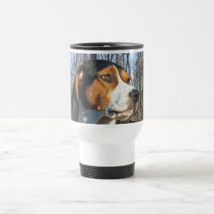Treeing Walker Coonhound In Woods Travel Mug
