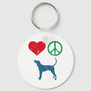 Treeing Walker Coonhound Key Ring