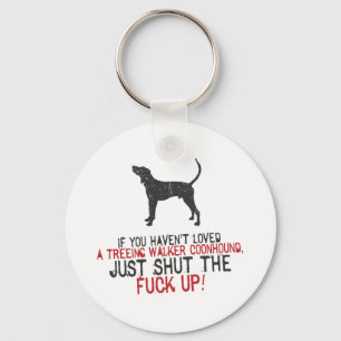 Treeing Walker Coonhound Key Ring