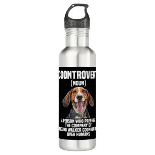 Treeing Walker Coonhound Lover Dog Coontrovert 710 Ml Water Bottle