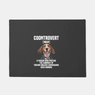 Treeing Walker Coonhound Lover Dog Coontrovert Doormat
