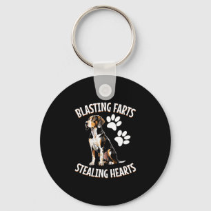 Treeing Walker Coonhound Lover Dog Owner Blasting Key Ring
