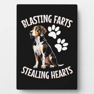Treeing Walker Coonhound Lover Dog Owner Blasting Plaque