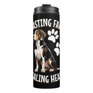 Treeing Walker Coonhound Lover Dog Owner Blasting Thermal Tumbler